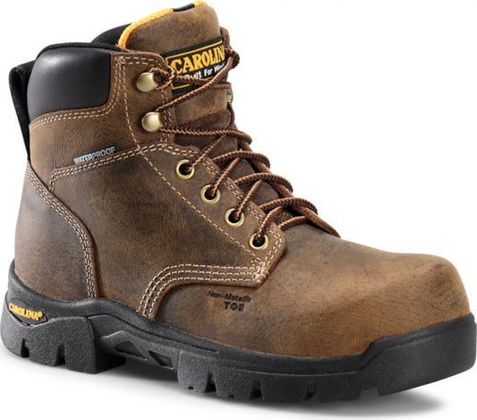 Carolina Boot Circuit 6" Composite Toe Waterproof Work Boot Dark Brown