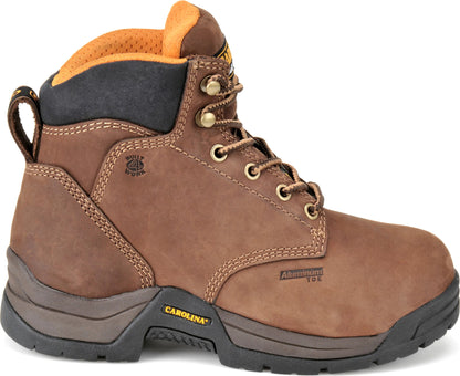 Carolina Boot Women's Raleigh Met Guard Aluminum Toe Work Boot Brown